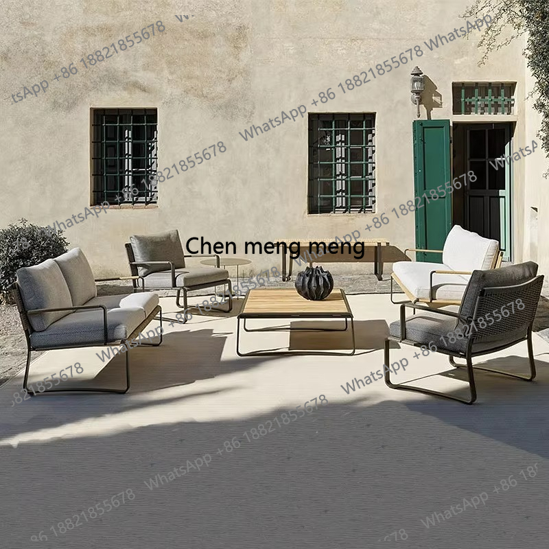 Outdoor Woven Sofa Set Corner  - Furniture Hardware Restoration ulasan dan harga