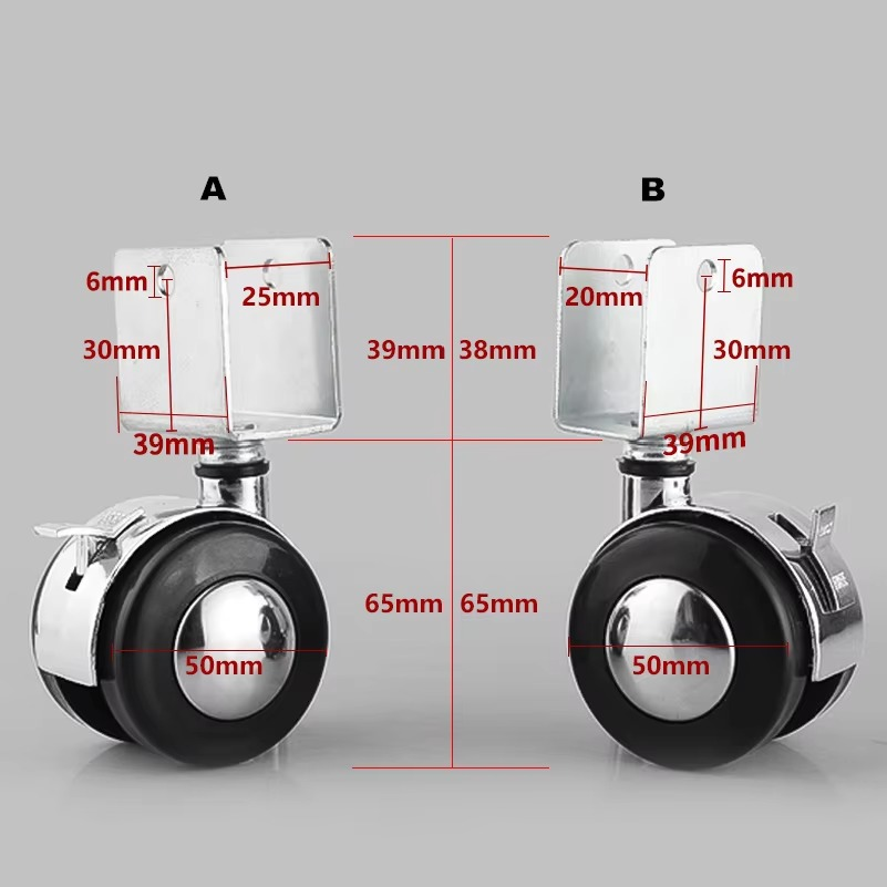 4pcs Brand New 2 Inch Crib Cas - Brand Hardware Furniture ulasan dan harga