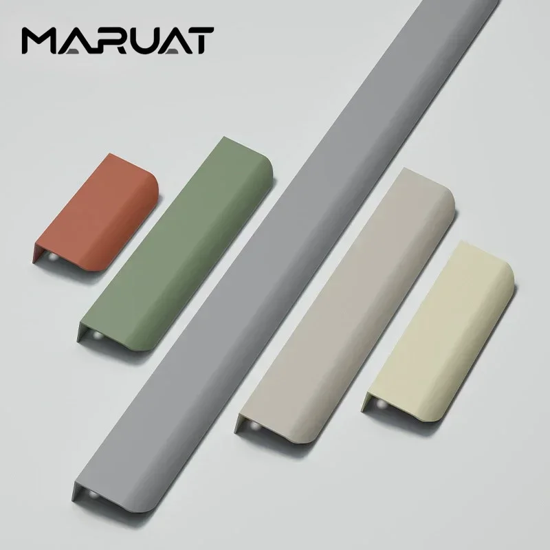 Aluminum Alloy Invisible Handl - Furniture Hardware Restoration ulasan dan harga