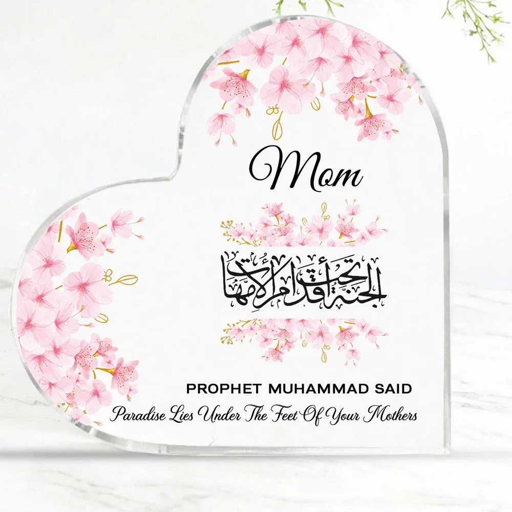 Heart Acrylic Desk Plaque Mom  - Furniture Paradise & Hardware Ghaziabad Reviews ulasan dan harga
